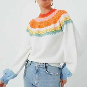 NWOT Size L Tuckernuck Pomander Place Pastel Colorblock Sweater